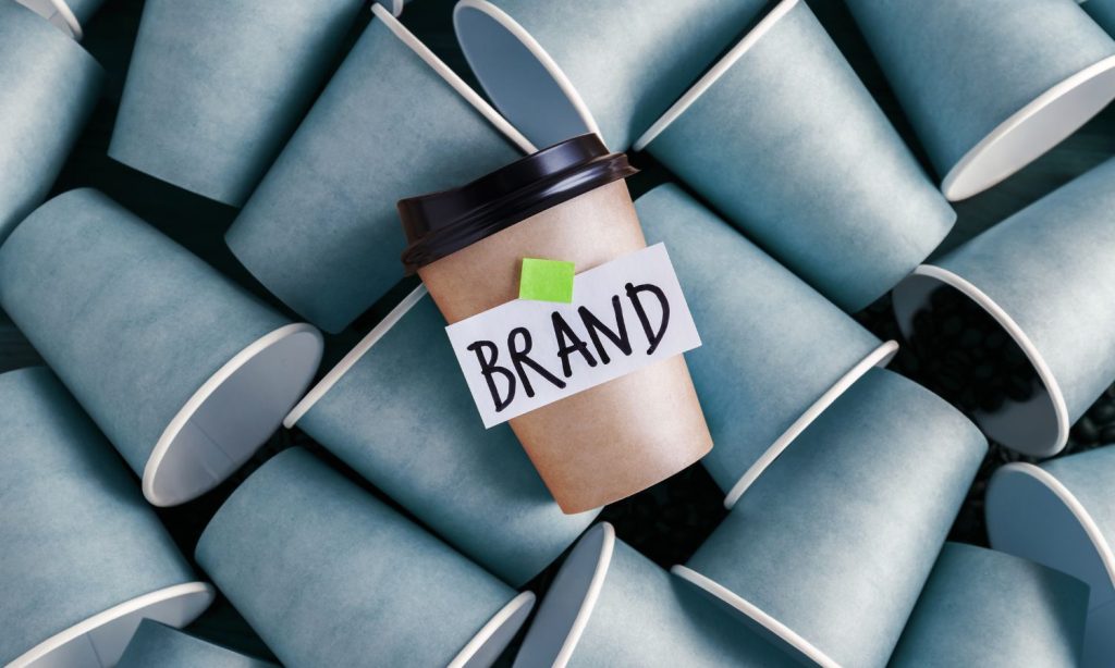 Brand Identity Different Coffee Cup